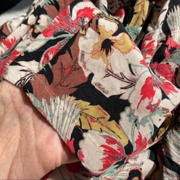 🌺 EVENT BOHO TROPICAL FLORAL HIGH WAIST LOOSE PANTS! - Picture 6 of 9